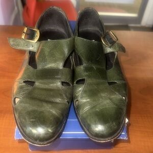 Stracam Men Shoes Loafers Slip-Ons Brown Leather Made in Italy, Size US 10.5